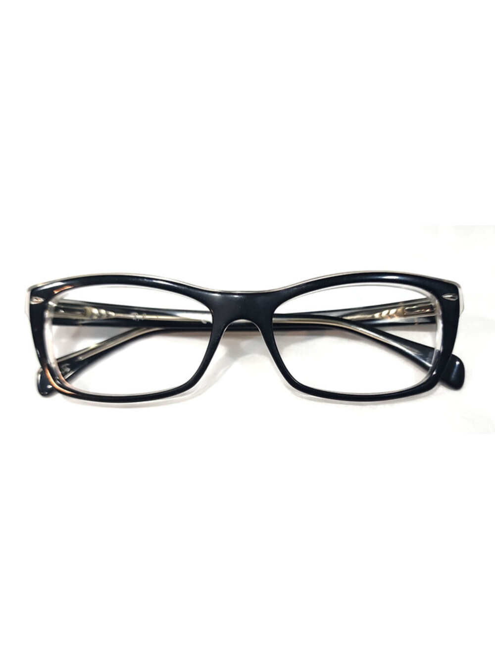 Ray Ban RB5255 2034 Black Rectangular Cat Eye Eyeglasses 51-16 135 - Picture 6 of 7